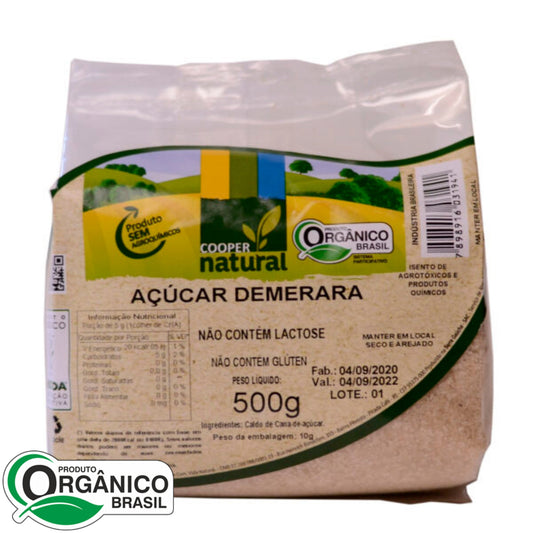 Açúcar Demerara 500g - Coopernatural