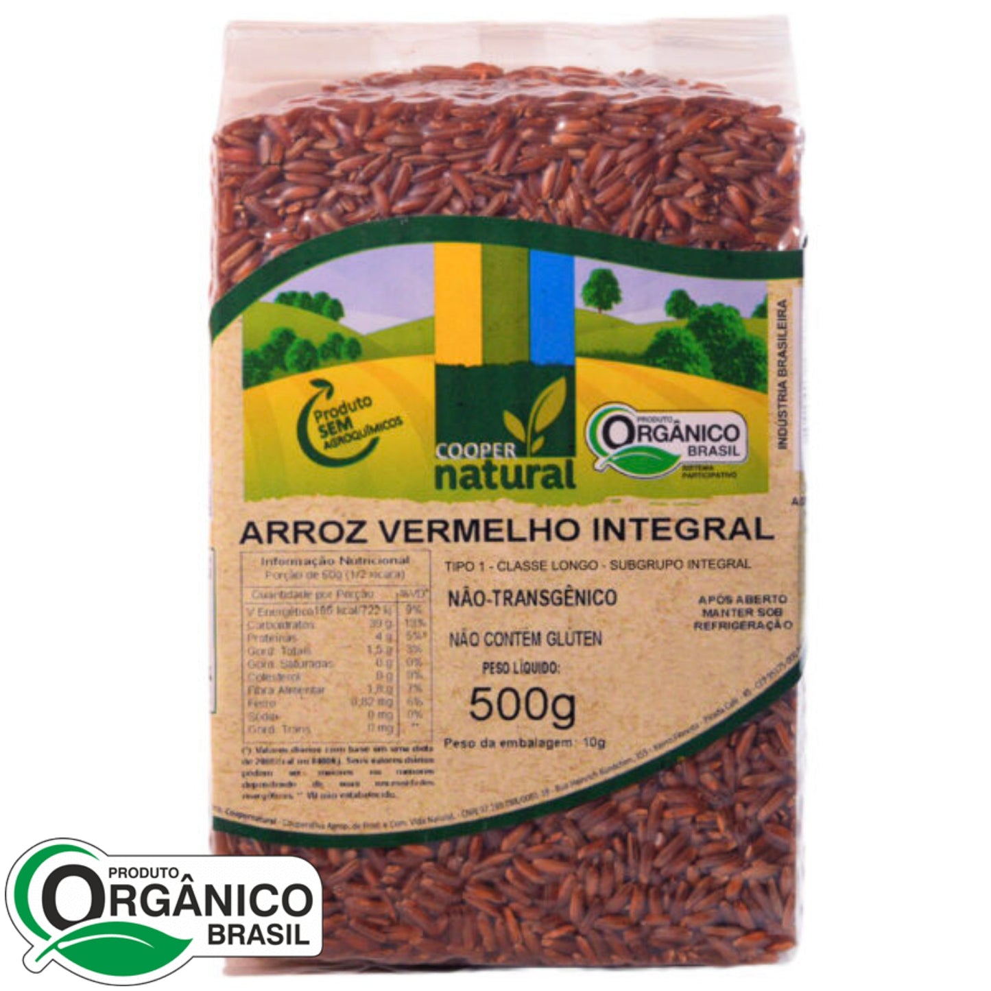 Arroz Vermelho 500g - Coopernatural