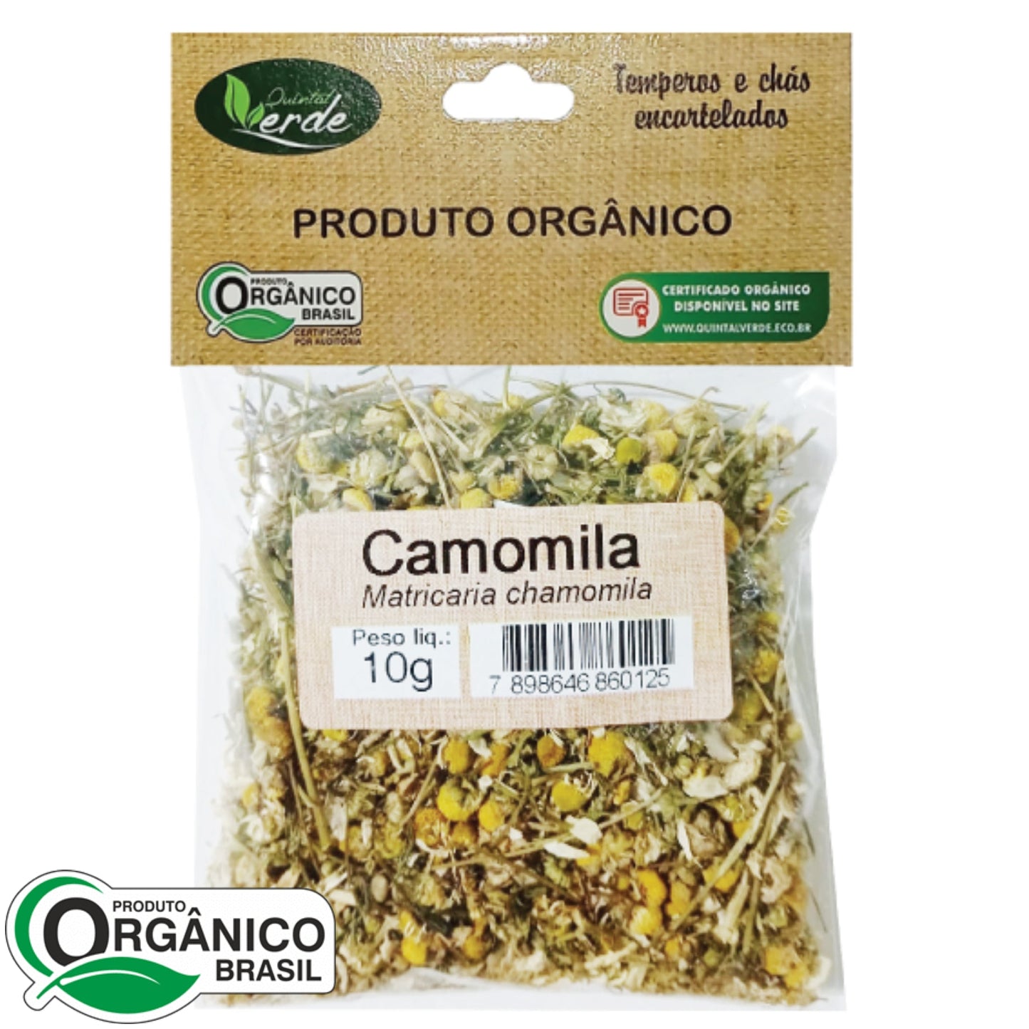 Camomila 10g - Quintal Verde