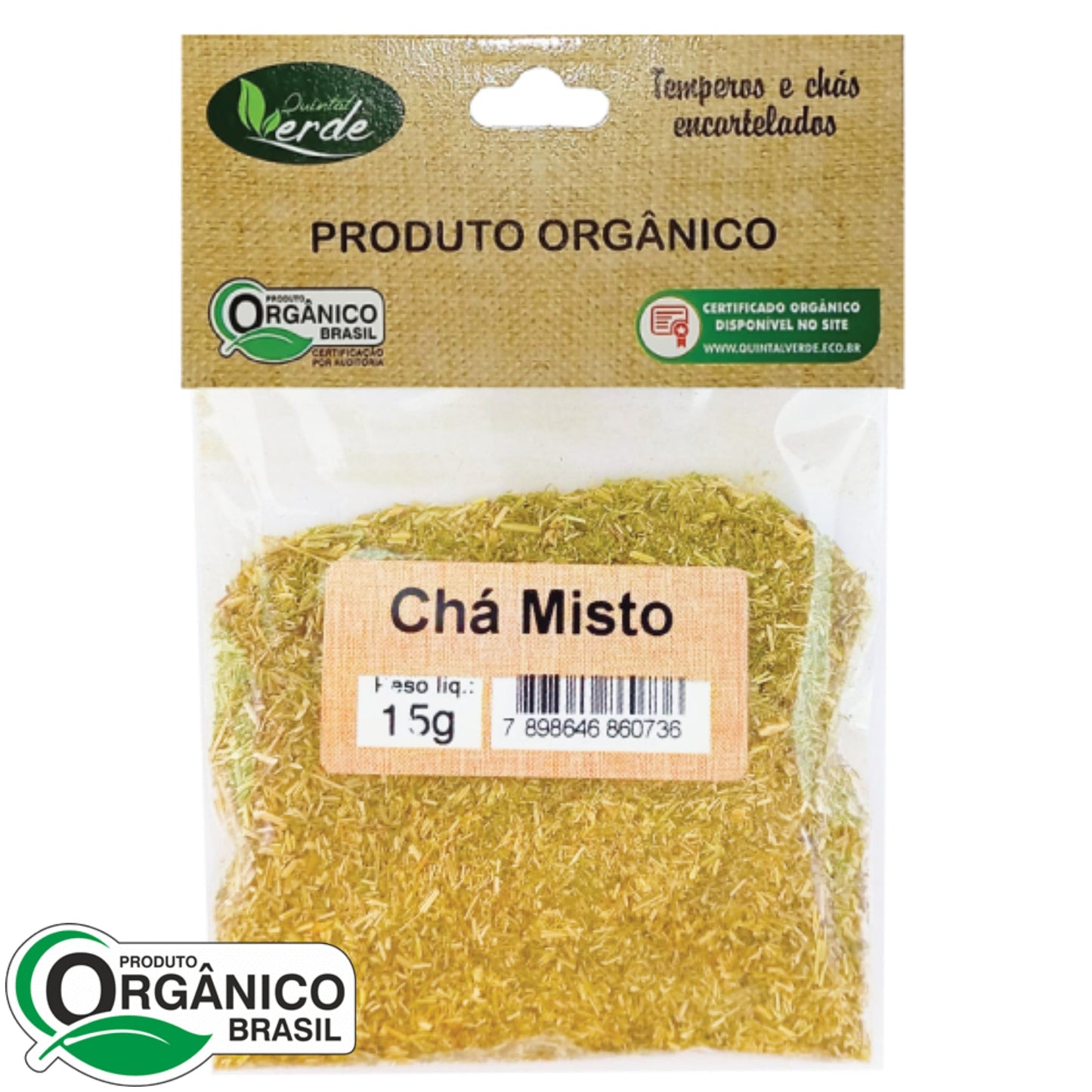 Chá Misto Aromático 15g - Quintal Verde