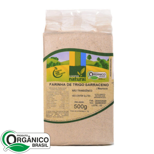 Farinha de Trigo Mourisco Serraceno 500g -Coopernatural