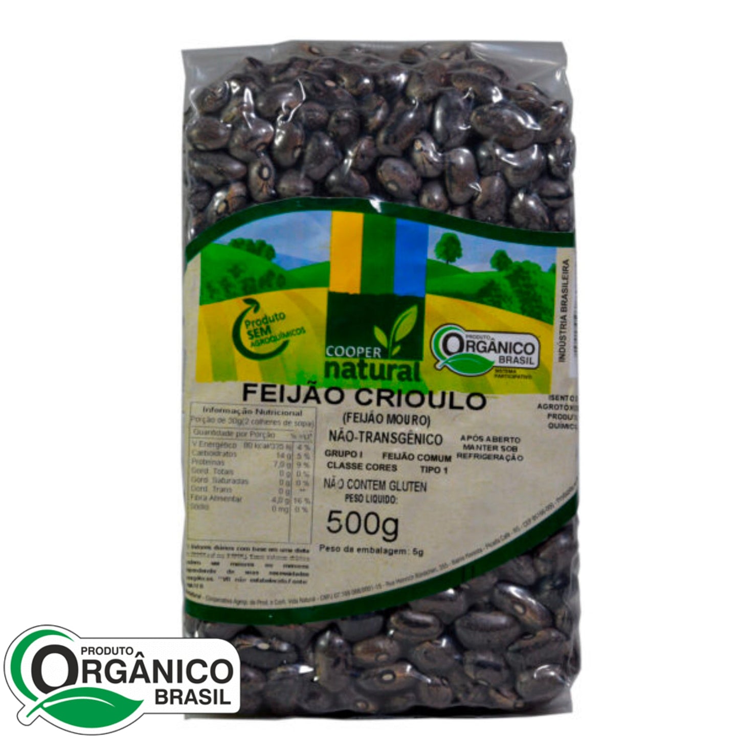 Feijão Crioulo 500g - Coopernatural