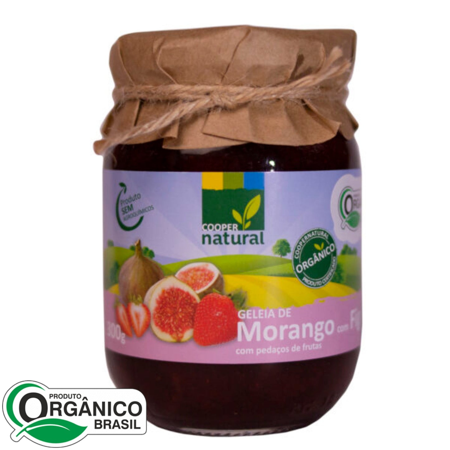 Geléia de Morango com Figo 300g - Coopernatural