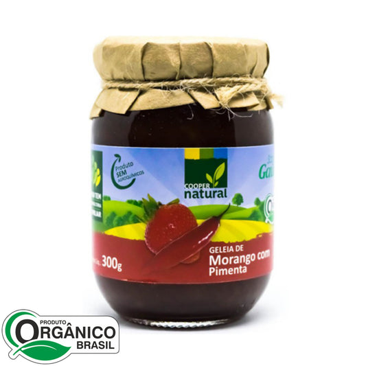 Geléia de Morango com Pimenta 300g - Coopernatural