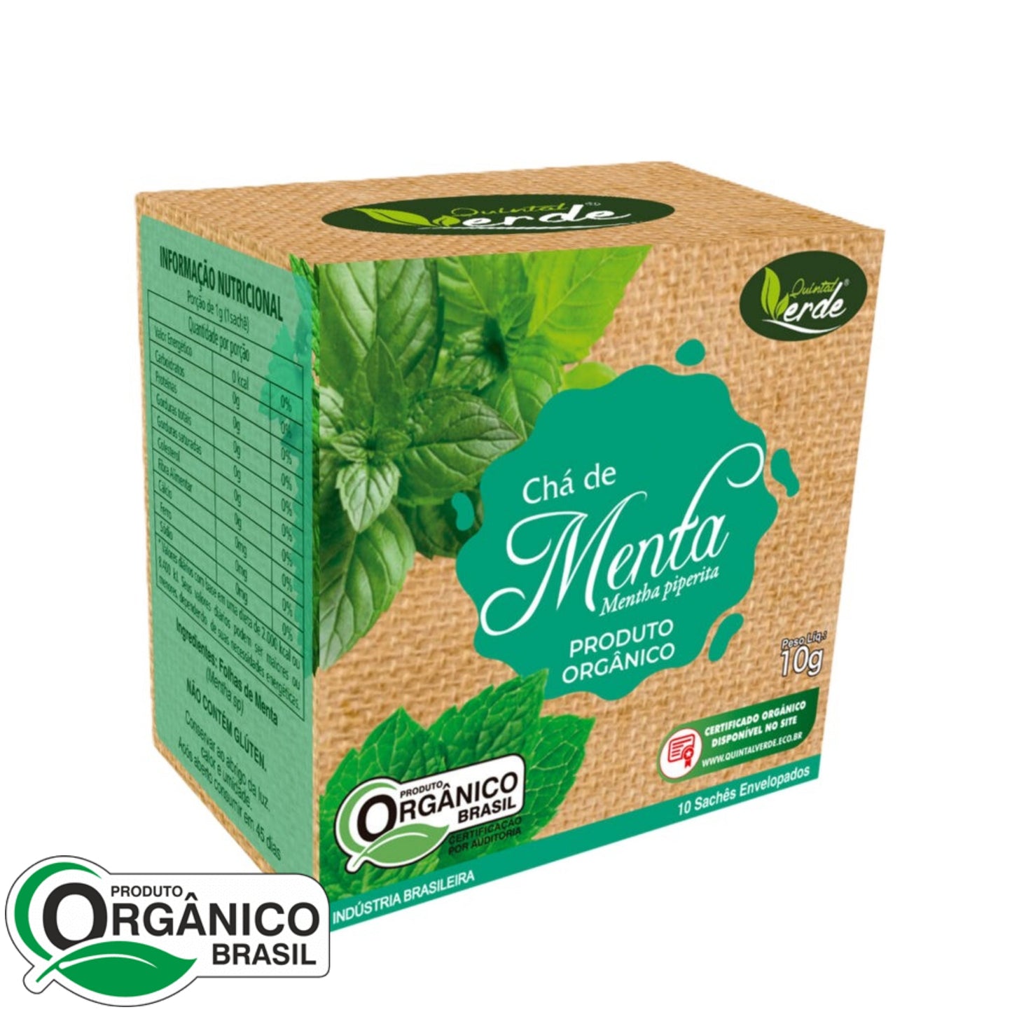 Menta em Sachê 10g - Quintal Verde