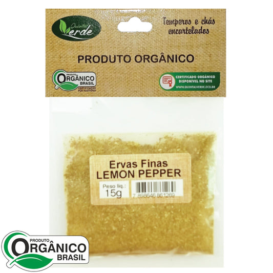 Ervas Finas Lemon Pepper 15g - Quintal Verde