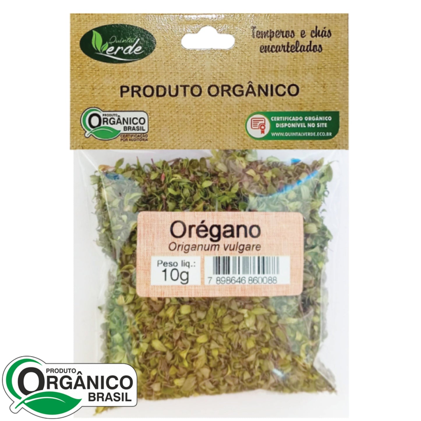 Orégano 10g - Quintal Verde