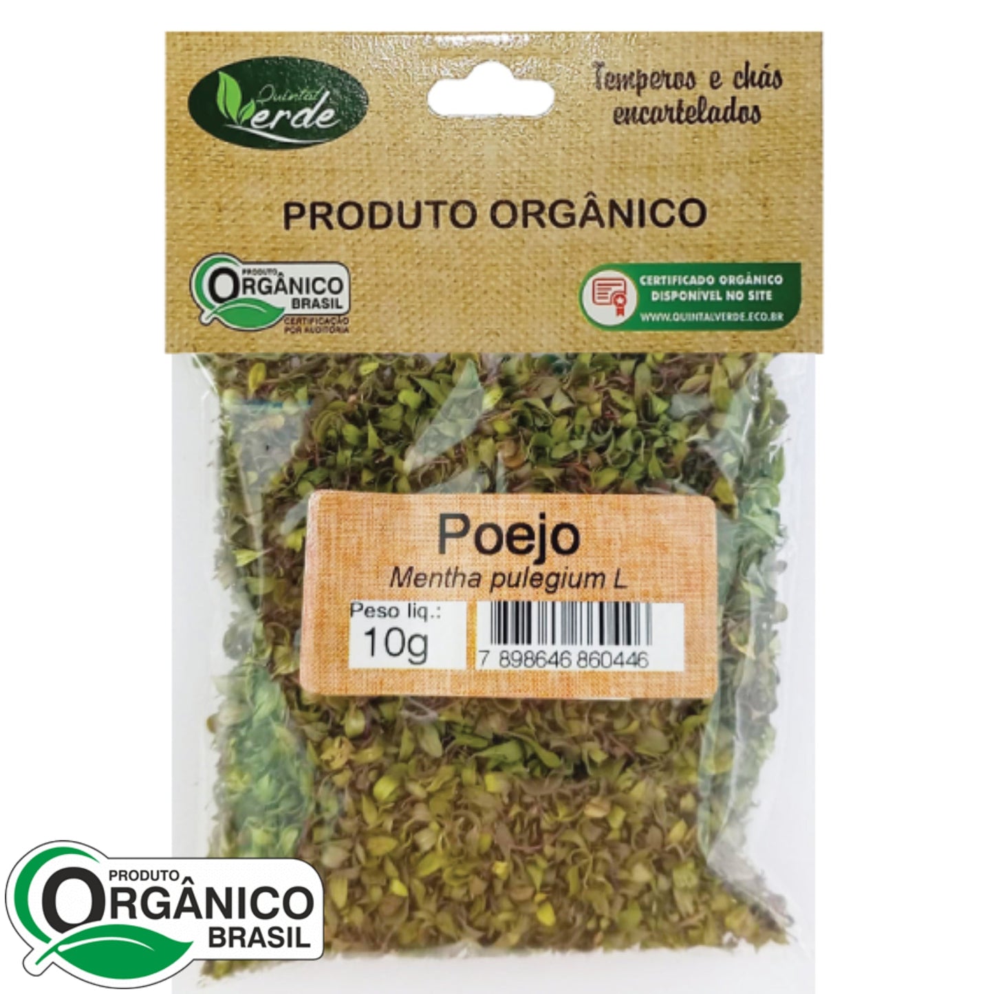 Poejo 10g - Quintal Verde