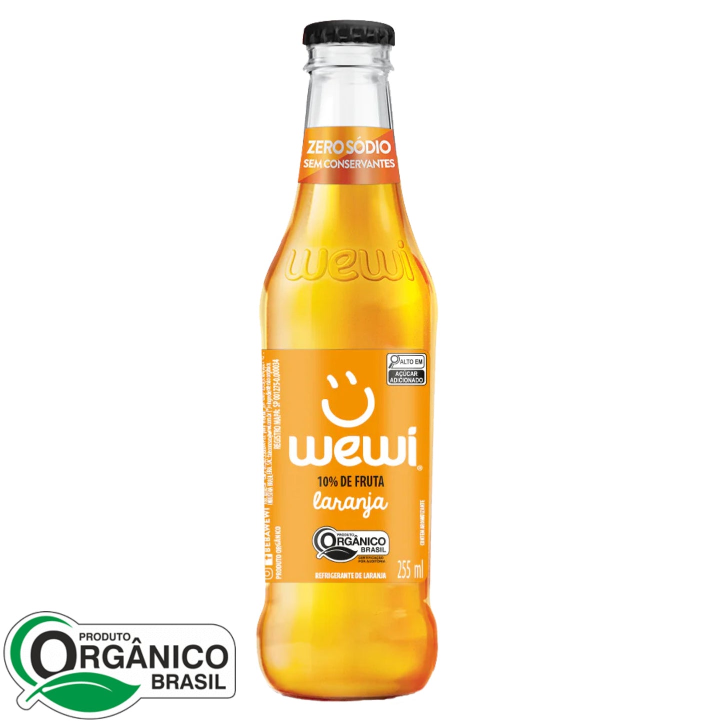 Refrigerante Laranja 255ml - Wewi