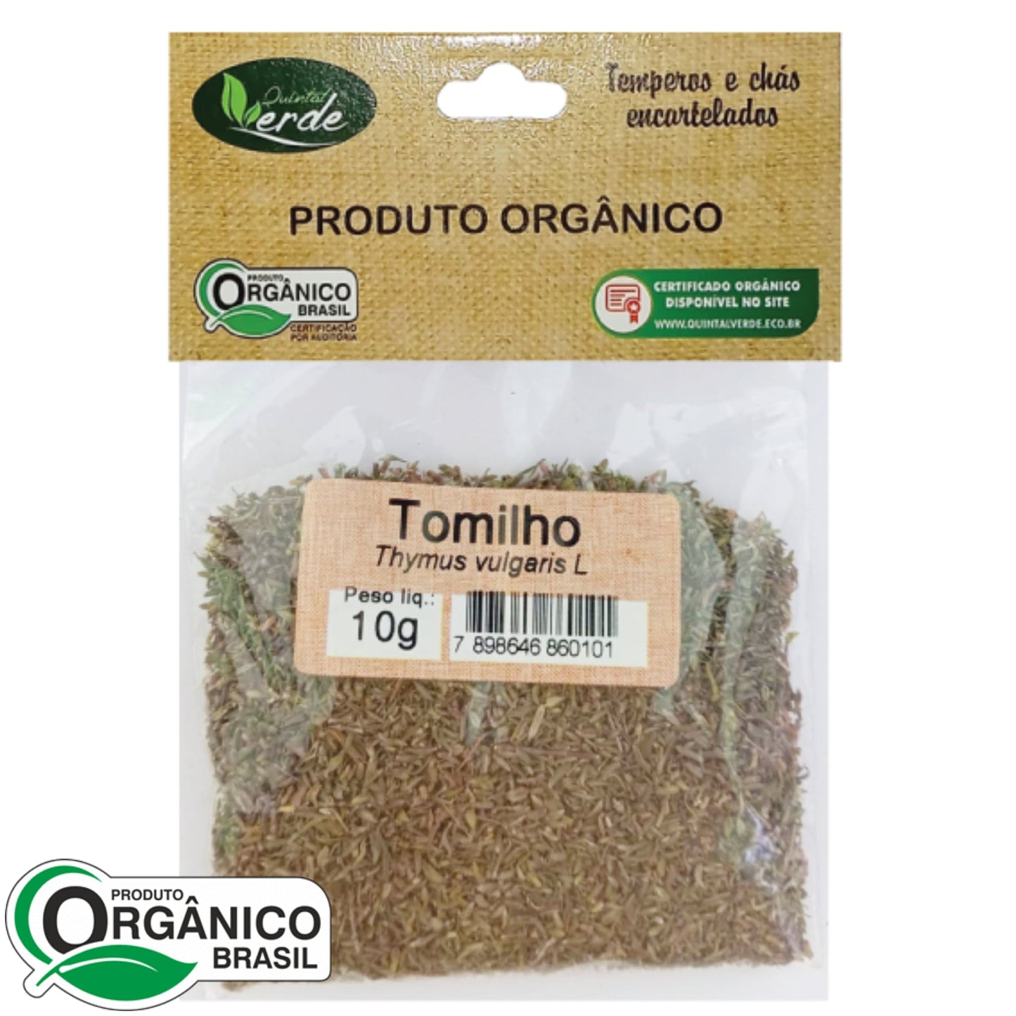 Tomilho 10g - Quintal Verde