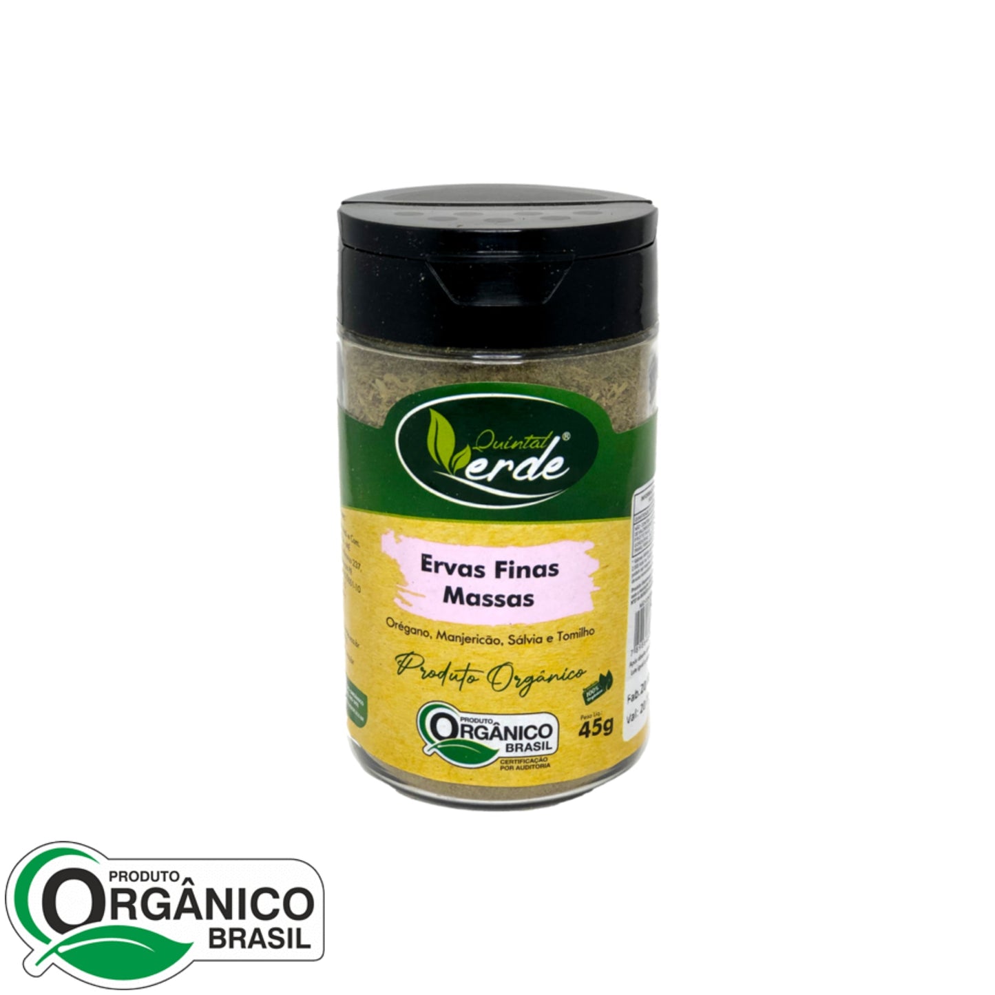 Ervas Finas Massas 45g - Quintal Verde