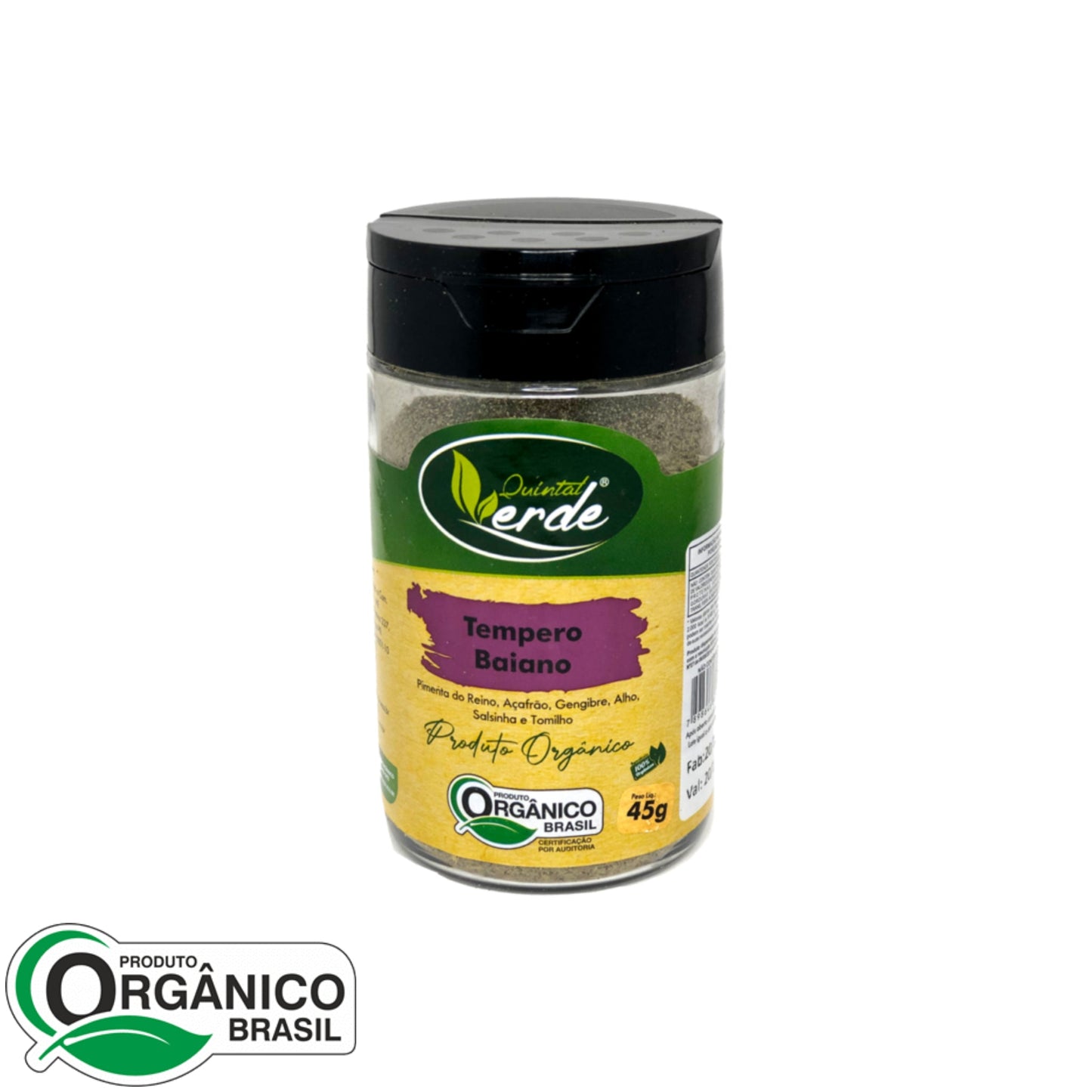 Tempero Baiano 45g - Quintal Verde